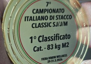CAMPIONATO ITALIANO RAW MASTER FIPL 2026 STACCO DA TERRA