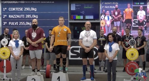 Lions Powerlifting Livorno - Premiazione Cat -93 kg