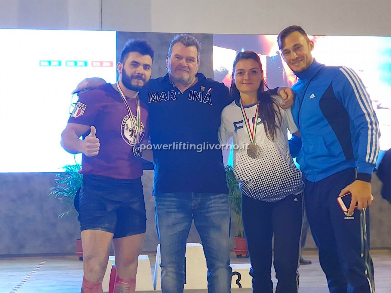 Lions Powerlifting Livorno - Pino, Ivano, Alessia e Antonio